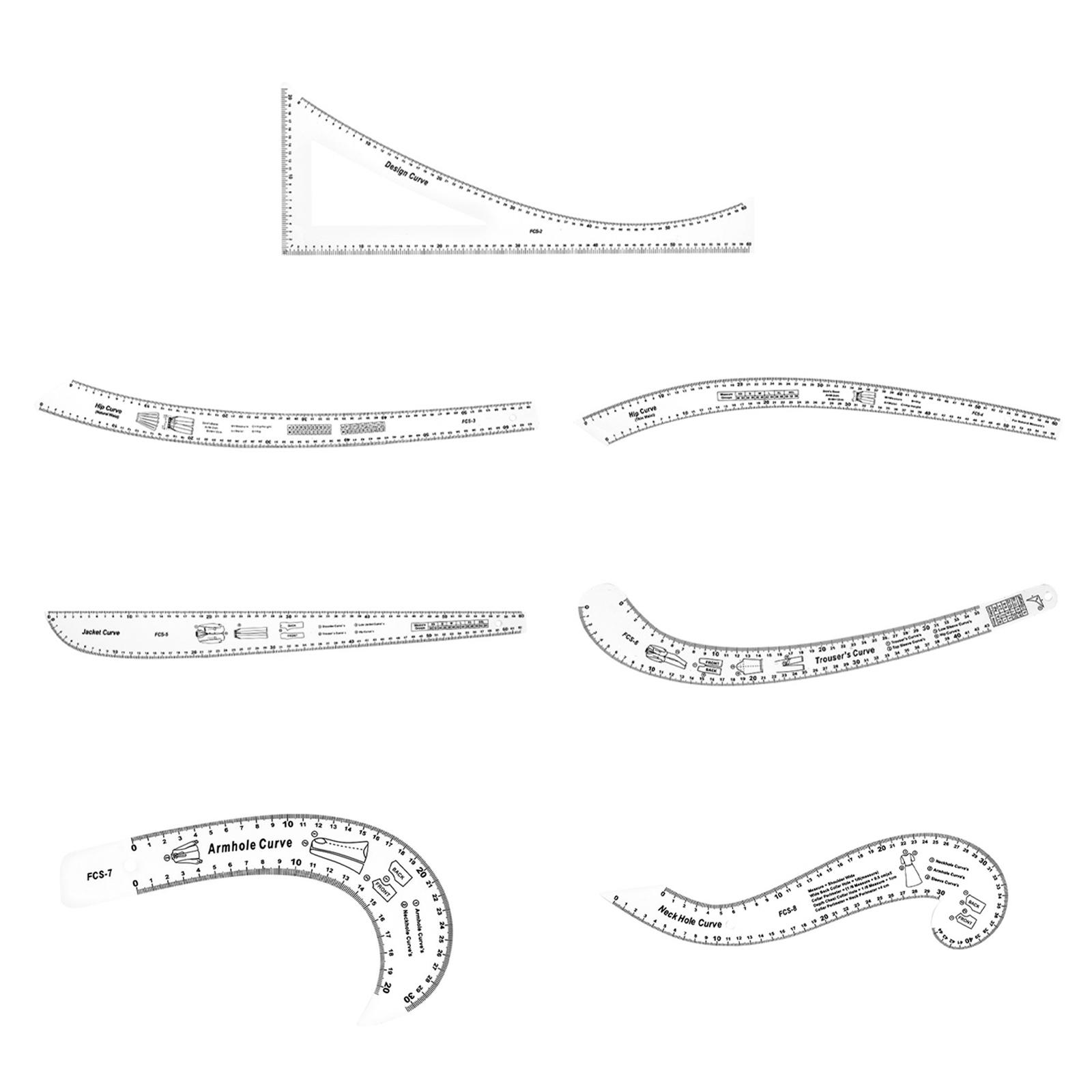 Sewing Gauge Ruler - Измерительная линейка с французским изгибом, шаблон
